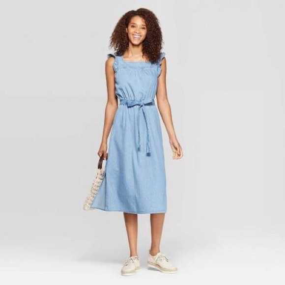 Universal Thread Dresses & Skirts - Universal Thread Square Neck Denim Dress
